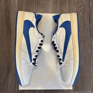 Fragment Design x Travis Scott x Air Jordan 1 Retro Low Sail